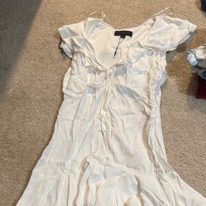 Zara White Mini Dress
